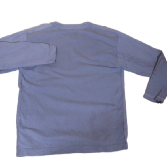 THE Territory Ahead Men's Matte Blue V-Neck Sweatshirt Size Medium - Picture 5 of 6